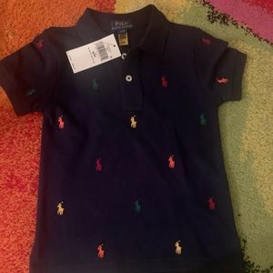 Boys 4t Brand New Polo Collar Shirt